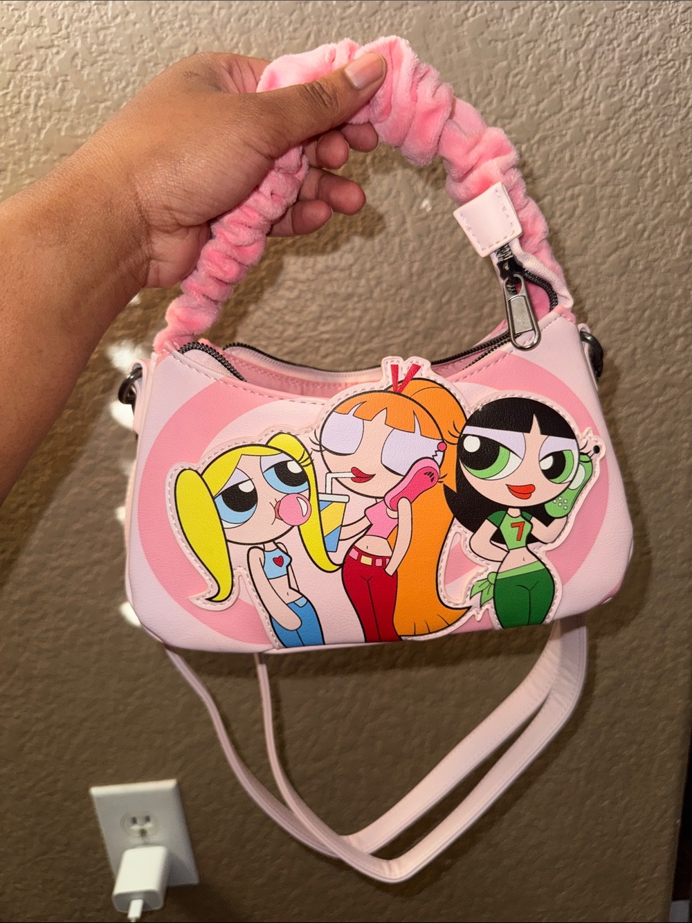 Loungefly Pink Powerpuff Girls Mini Shoulder Bag